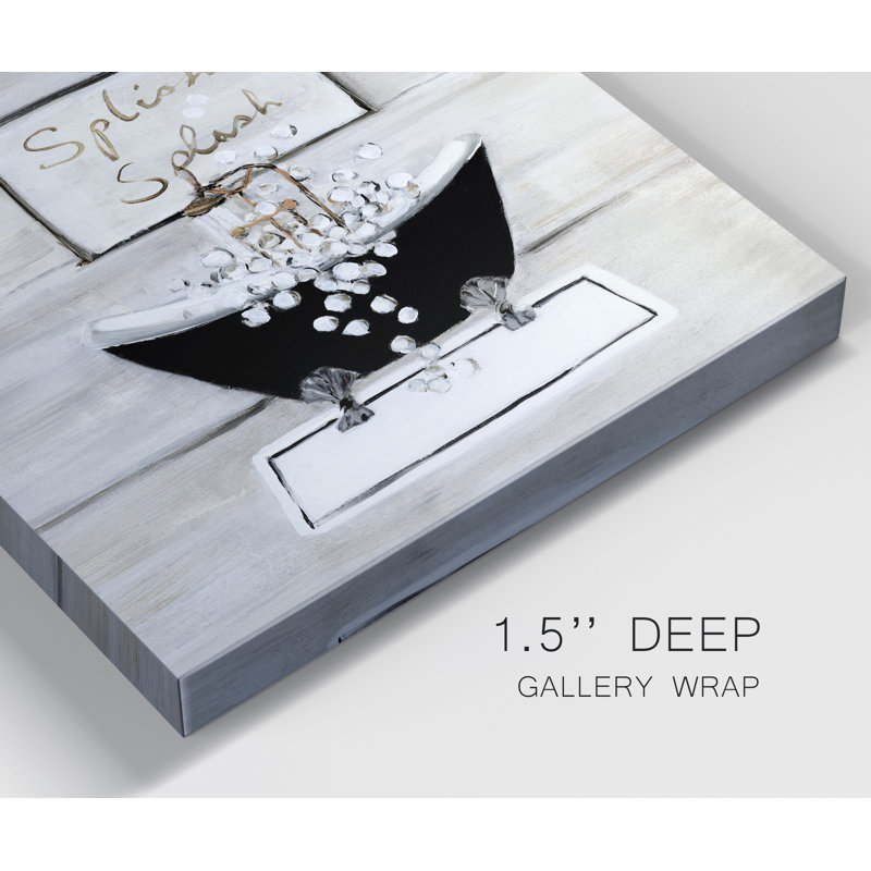 " Splish Splash ", 16" H x 16" W x 1.5" D