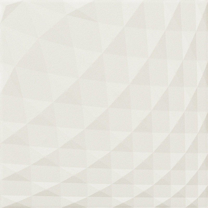 New Trance 12" x 12" Ceramic Embossed Wall Tile, White