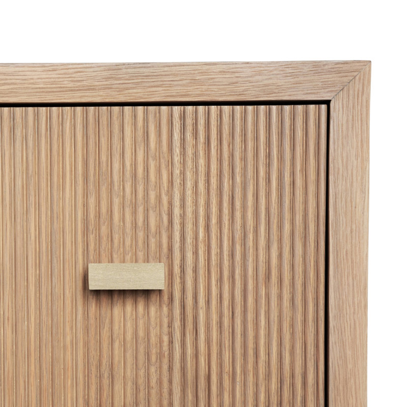 Andre Solid Wood End Table, Natural