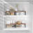 Kitchen Cabinet And Counter Shelf Organizer, Stackable & Expandable, Set Of 4-1907726511