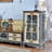 Blue+White+Nut-brown Solid Wood+Glass Display Cases