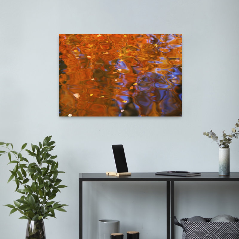 Rippled pattern on water surface Sacramento California USA 1 Piece Wrapped Canvas Wall Art, 60.96 cm H x 40.64 cm W