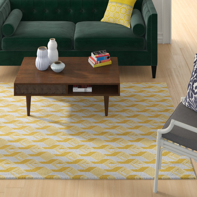 Jordao Geometric Indoor Rug, Rectangle 5' x 7'