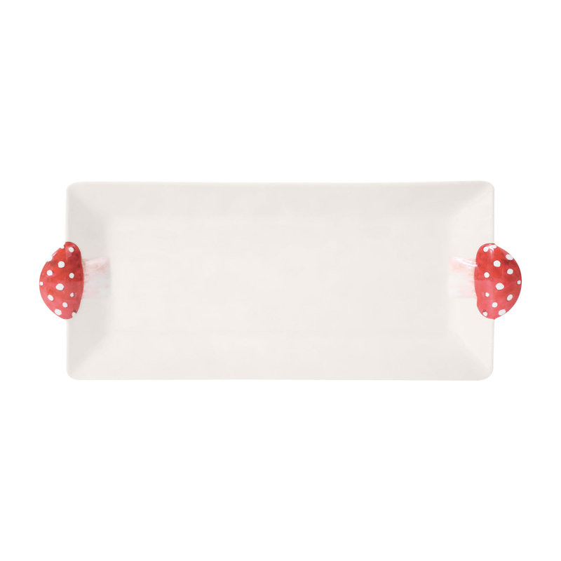 2-Piece Mushroom 16" Rect. Tray