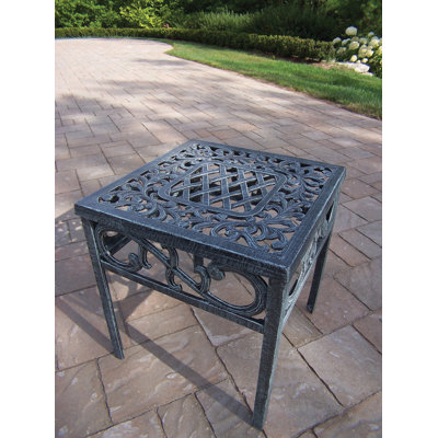 Mcgrady Square Outdoor Side Table , 17.5'' in. W 17.5'' in. D