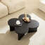 Table basse moderne en panneau de fibres à densité moyenne, utilisée dans les salons, les chambres à coucher et les bureaux-130153978