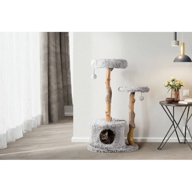 Arbre à chat 43 po Seeber, Gris