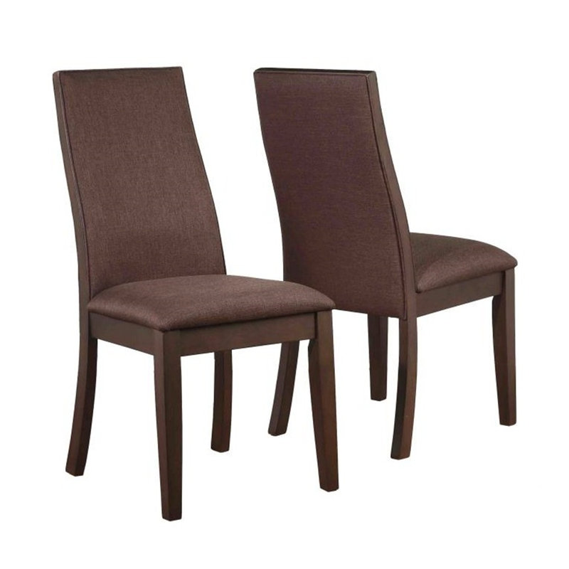 Tickenham 6 - Person Extendable Walnut Solid Wood Solid Wood Top Four Leg Dining Set