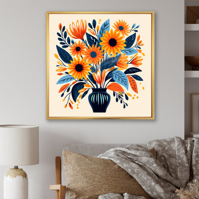 Boho jaune tournesol élégant Bouquet de tournesols II
