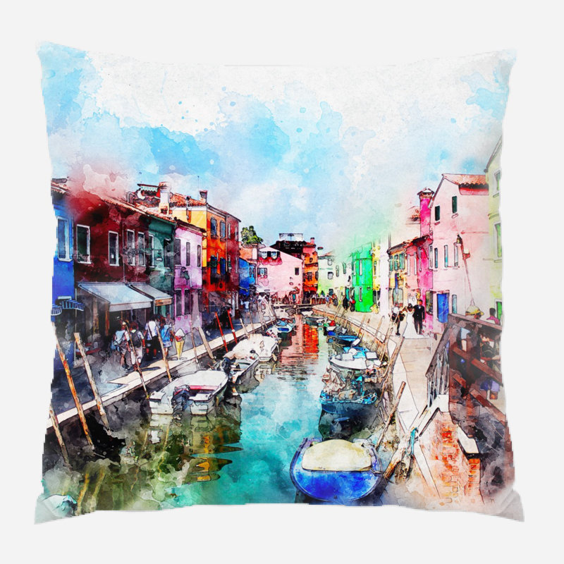 Coussin Fairway, Intérieur, Microsuède