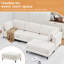 Modern L-Shaped Sectional Sofa With Movable Ottoman-1020798777