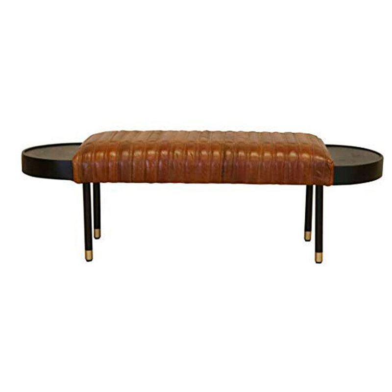 Banc recouverts de tissu d'ameublement