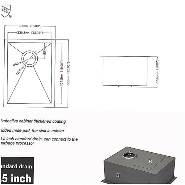Dimensions du produit