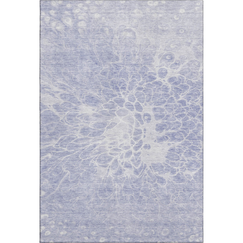Premium Machine Washable Arnette Lavender Rug, Rectangle 10' x 14'