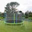 Trampoline 12 pi avec glissoire et balançoires