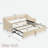 Upholstered Daybed With Pop Up Trundle-1847279679