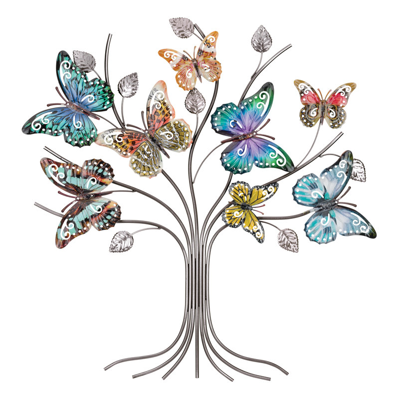 Décoration murale Lustre arbre de vie papillon