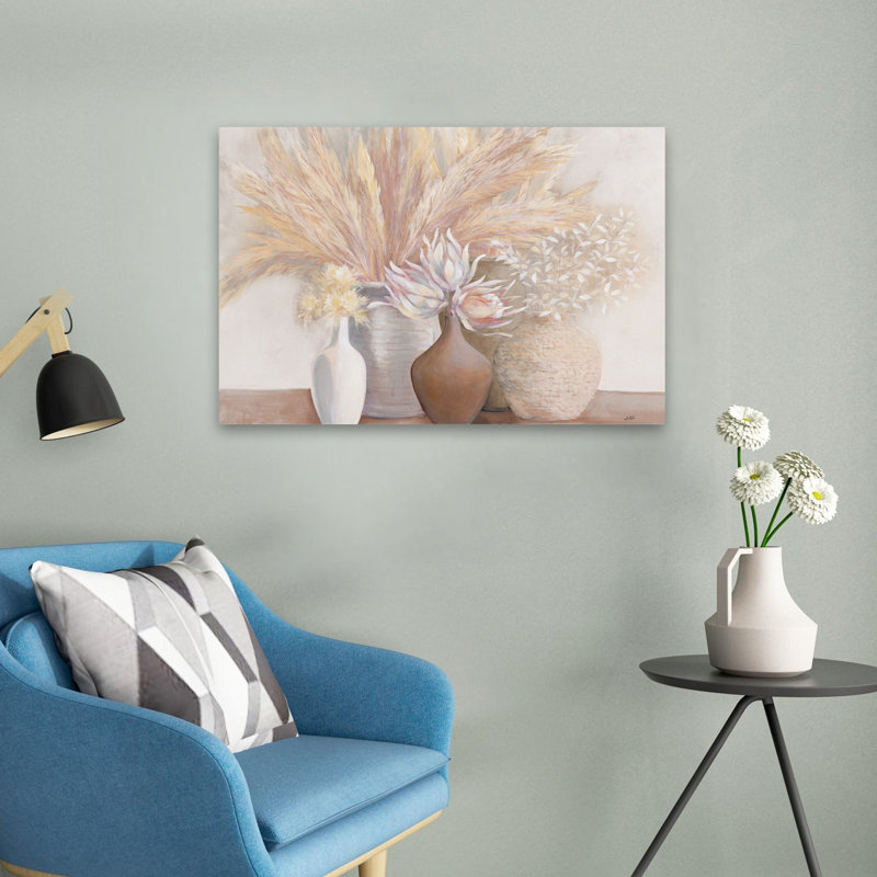 Nature morte, ferme et jardin modernes, H 24 po x l 16 po