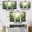 «Tropical Wilderness Escape II - Jungle», ensemble d'art mural-107742632-107742637