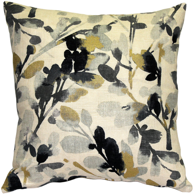 Coussin Leaf, Gris