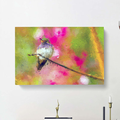 Hummingbird - Wrapped Canvas
