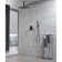 Ceiling Mounted Shower System Combo Set With Handheld And 16"Shower Head