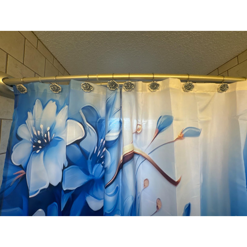 Rose, Shower Hooks, Blue