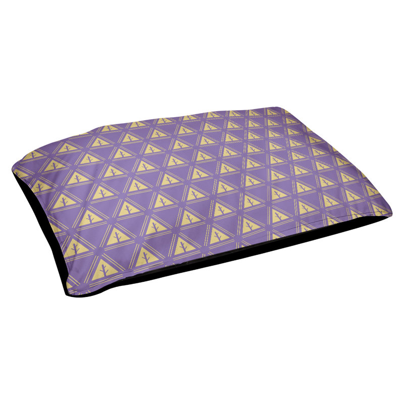 Coussin d'extérieur Chenoweth, Petit (l 28 po x P 6 po x H 18 po), Mauve / doré