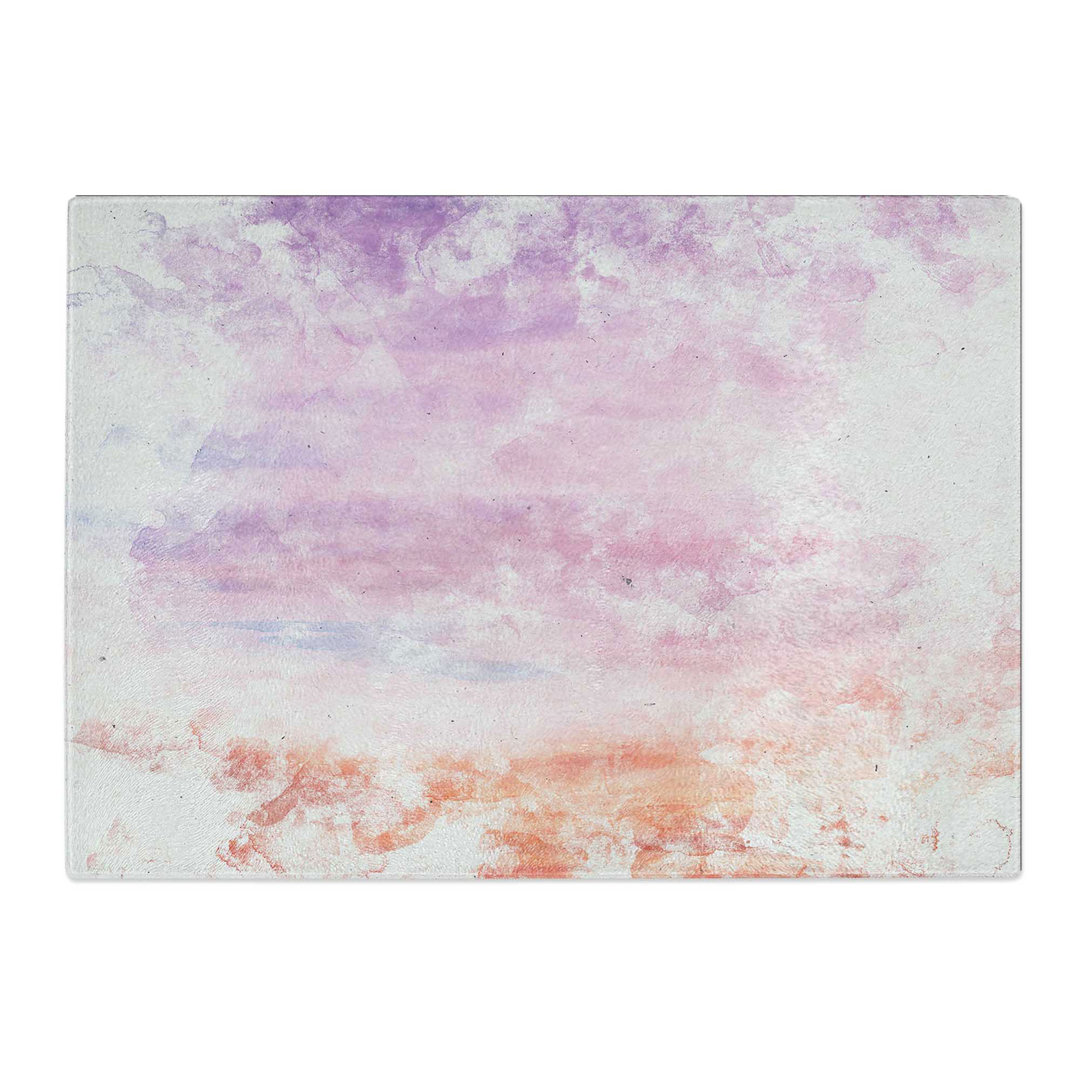 Tempered Glass Sky Above the Mountain Chopping Board