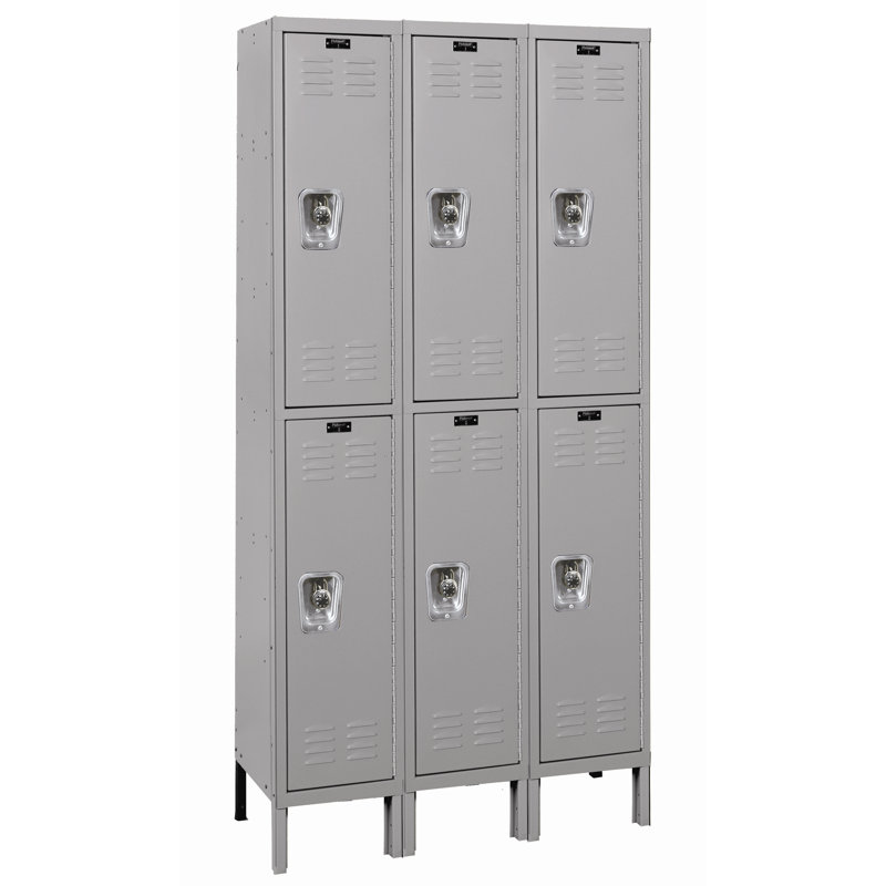 Casier ReadyBuilt 2 Tier 3, L 36 po x P 18 po x H 78 po, Gris foncé