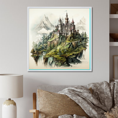" Mystic Drawing Of A Castle II "