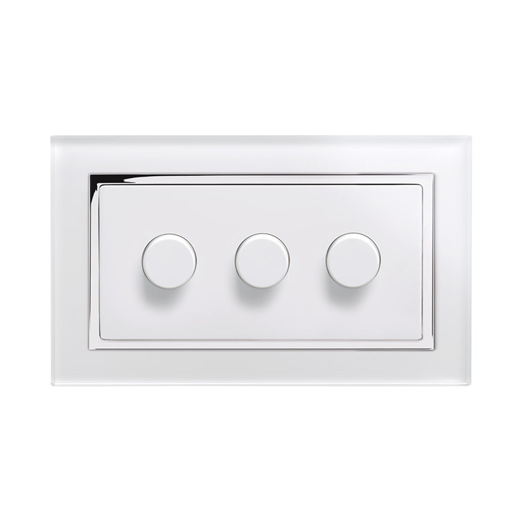 Crystal PG 13A DP Double Plug Socket With Switch White