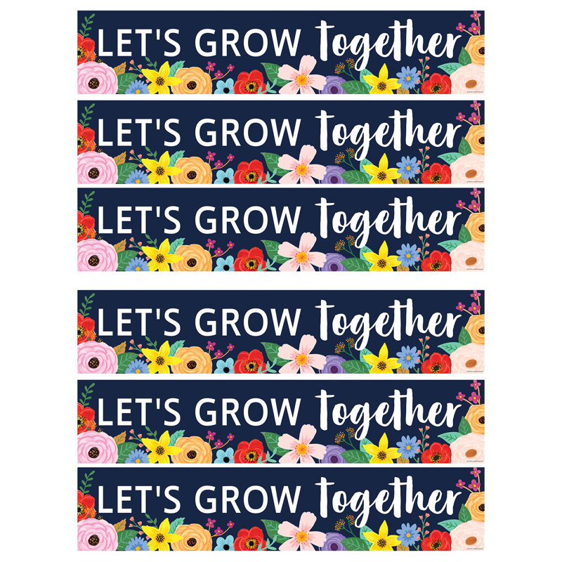 Bannière Wildflowers Let's Grow Together