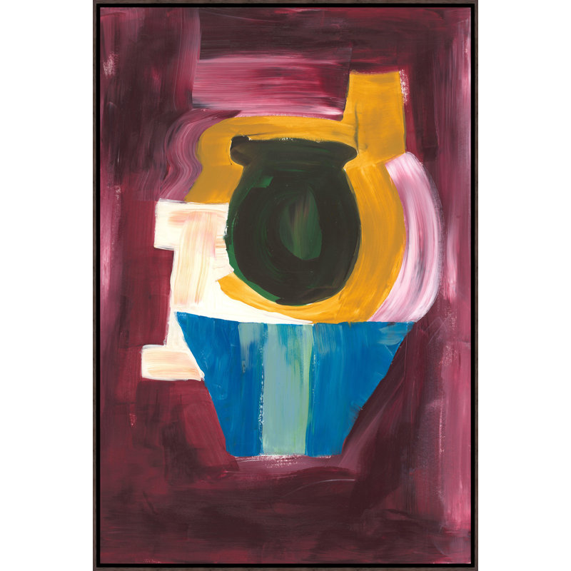 Reproduction d'art sur toile tendue, "Playground III" par Helen Parker, Image au pinceau gel