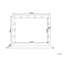 Calin Metal Flat Floor Mirror
