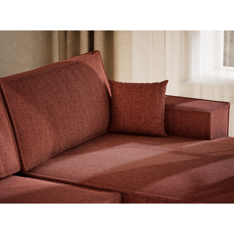6 Seater Reclining Corner Sofa , Coral