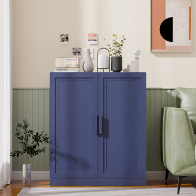 Modern 31" 2-Door Sideboard Storage Cabinet with Adjustable Shelves