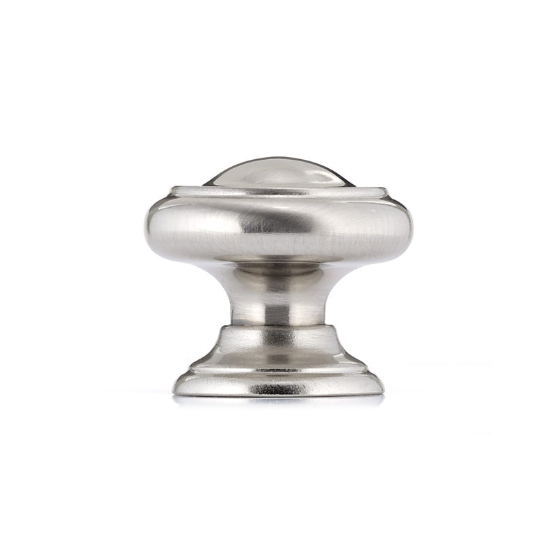 Poignée ronde Expression 1 5/16 po de diamètre, Nickel brossé