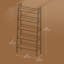 Ladder Shelf, 5-Tier Narrow Shelf, Bookshelf for Home Office, Living Room, Bedroom, Kitchen, Rustic Brown and Black