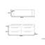 1400mm Wall Mounted Double Sink Vanity Unit-13695476