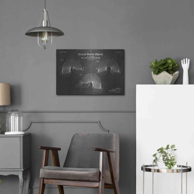 «Toy and Process of Usage Blueprint Vernis Chalkboard», art mural en métal
