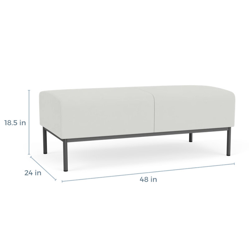 Banc de réception Darsey, Ombre portes ouvertes, Gris anthracite