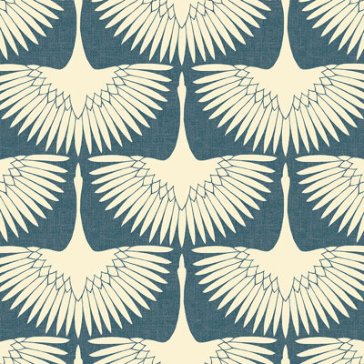 Feather Flock Self-Adhesive Wallpaper Roll