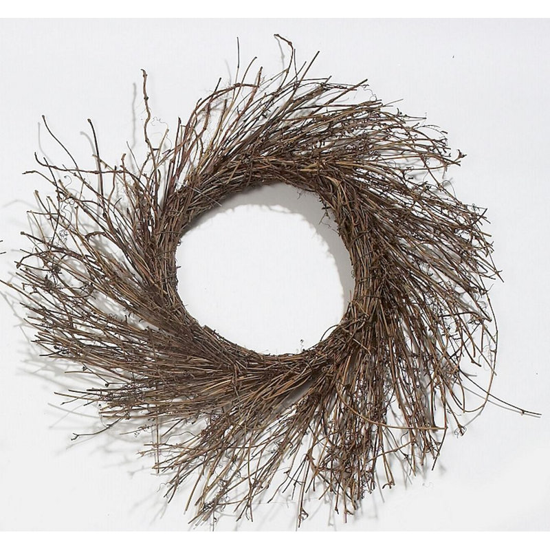 Dried Wreath, 16" H x 16" W x 3" D