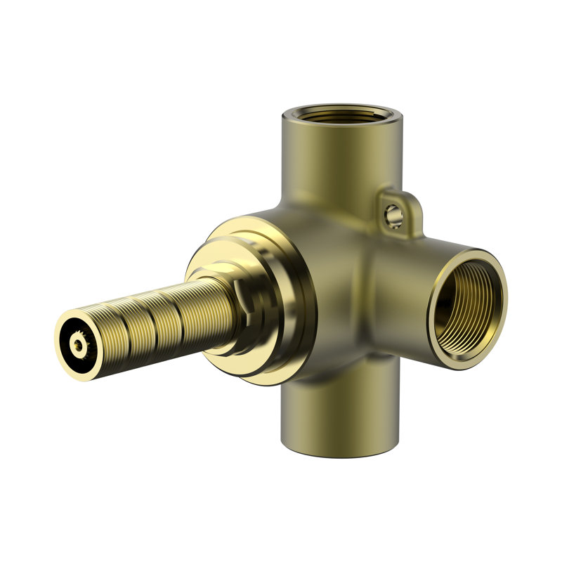 Inverseur de douche Z Collection: commande de colonne à garniture à 2 voies avec valve inverseur incluse - noir mat, Noir mat