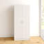 Maybery 2 Door Manufactured Wood Wardrobe-55211586