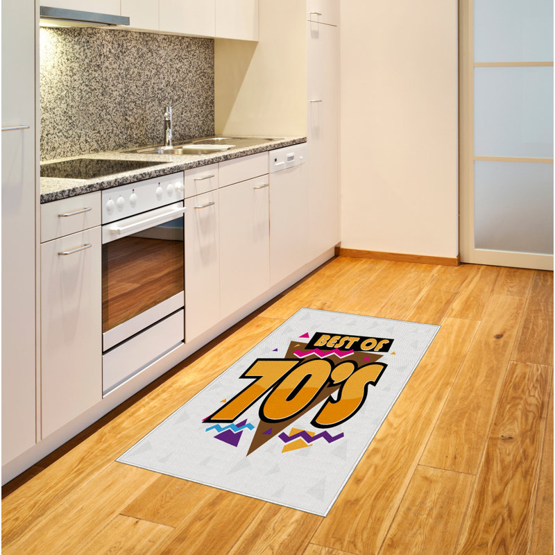 Tapis décoratif à longues fibres en polyester haute densité Party, Rectangle 2 pi 7 po x 5 pi