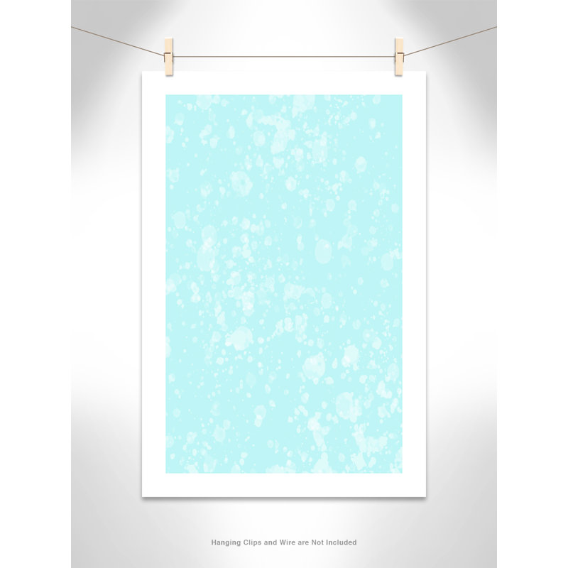 Impression sur papier de bulles fantaisistes, H 36 po x l 24 po x P 1 po, Papier