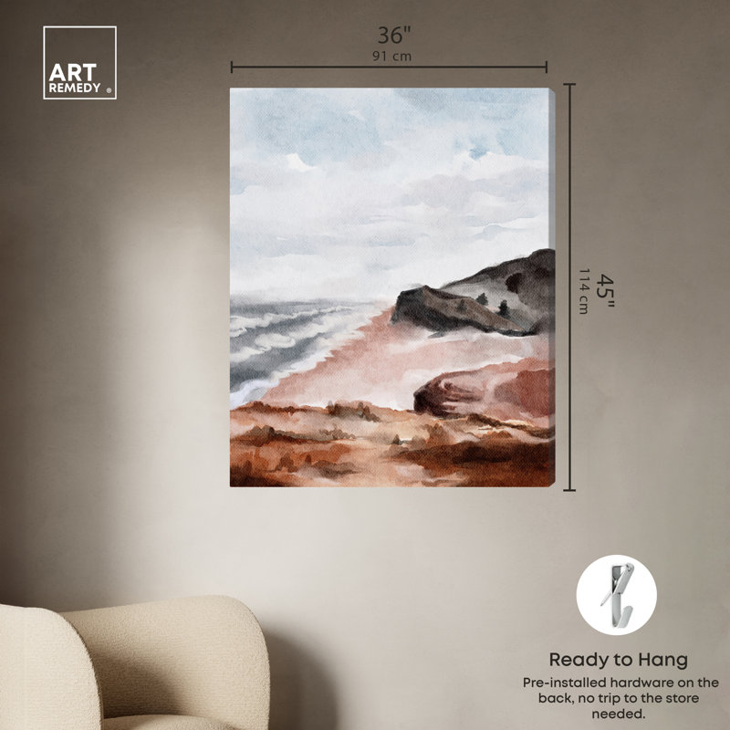 À proximité du port, Toile tendue, H 45 po x l 36 po