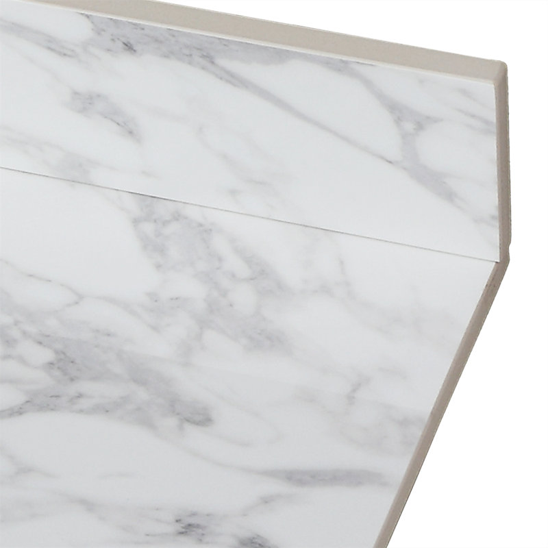 Bathroom Vanity Top,Sintered Stone Carra Barthroom Vanity Sink Tops With Rectangular Undermount Ceramic Sink With Vanity Backsplash,  Faucet Hole Bathroom Vanity Countertop